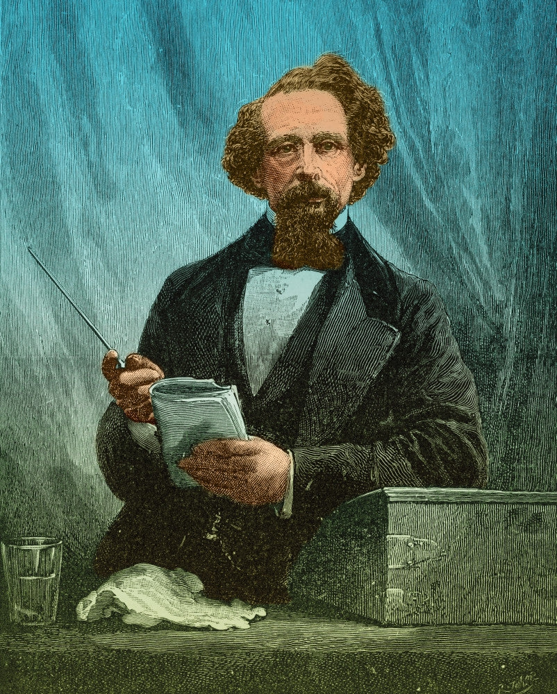 Charles Dickens English Author Fine Art Print by Science Source