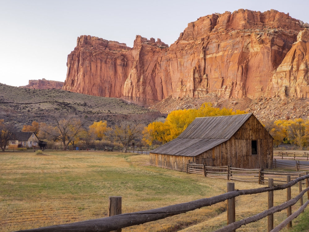 Utah Capitol Reef National Park Old Barn Fine Art Print by Jamie & Judy Wild