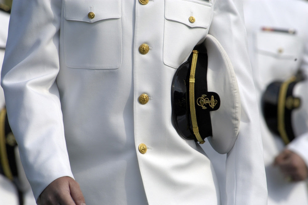 U.S. Naval Academy Midshipman in Dress Uniform Poster Print
