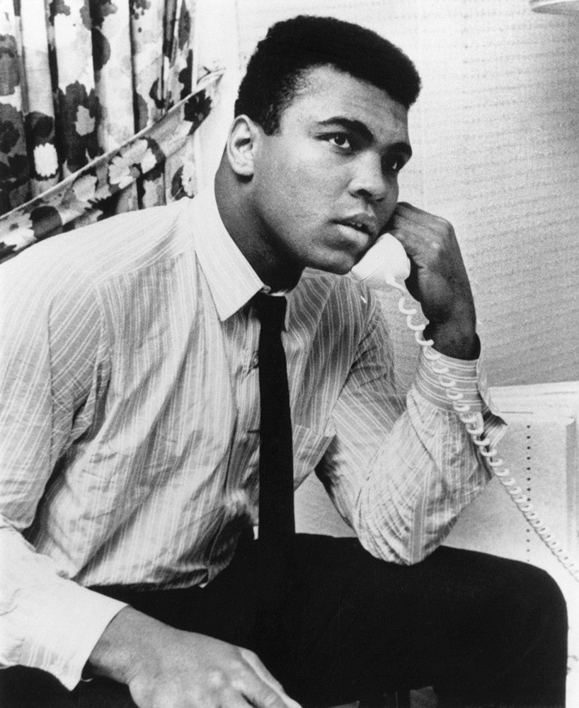 Muhammad Ali Talking on the Phone Fine Art Print - 1967