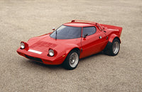 1975 Lancia Stratos V6 Coupe Poster Print | Iconic Rally Car Art