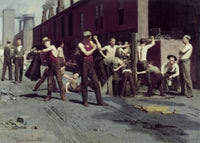 The Ironworkers' Noontime Fine Art Print by Thomas Pollock Anshutz