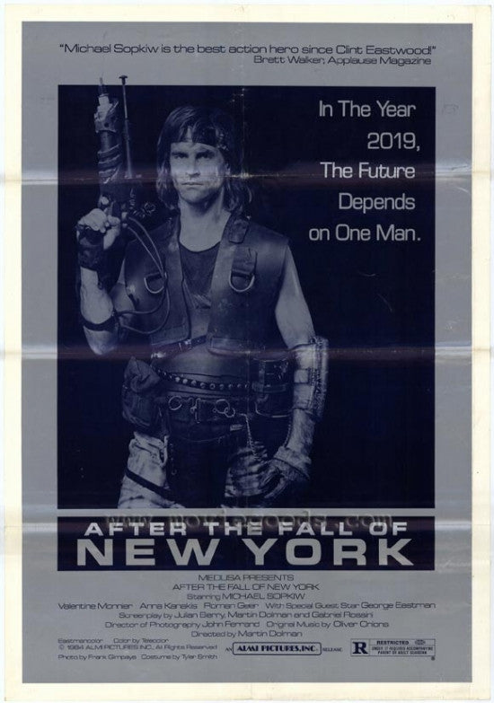 After the Fall of New York Movie Poster 11x17
