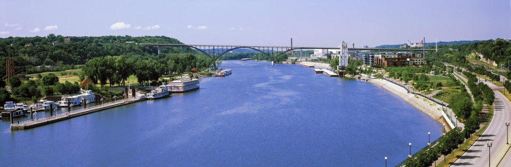 Mississippi River View Fine Art Print - St. Paul, Minnesota