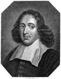Baruch Spinoza Stipple Engraving Fine Art Print by Granger Collection