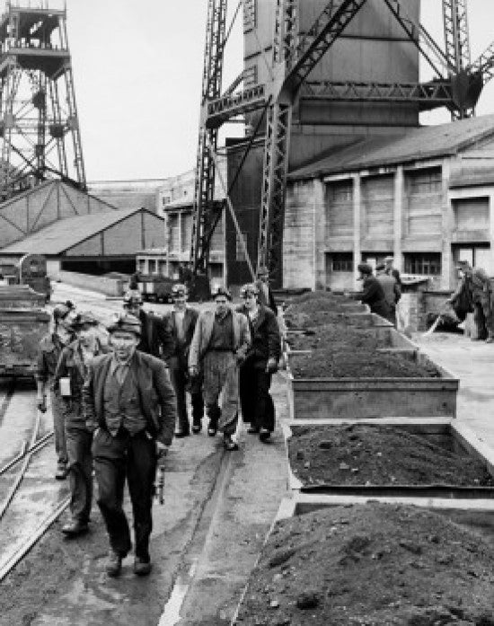 Coal Mine in Tredegar, Wales Fine Art Print