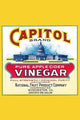 Capitol Building Apple Cider Vinegar Label Fine Art Print