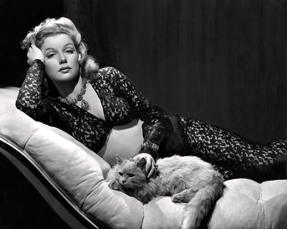 Ann Sheridan Cat Photo Print - Premium Quality Art Print