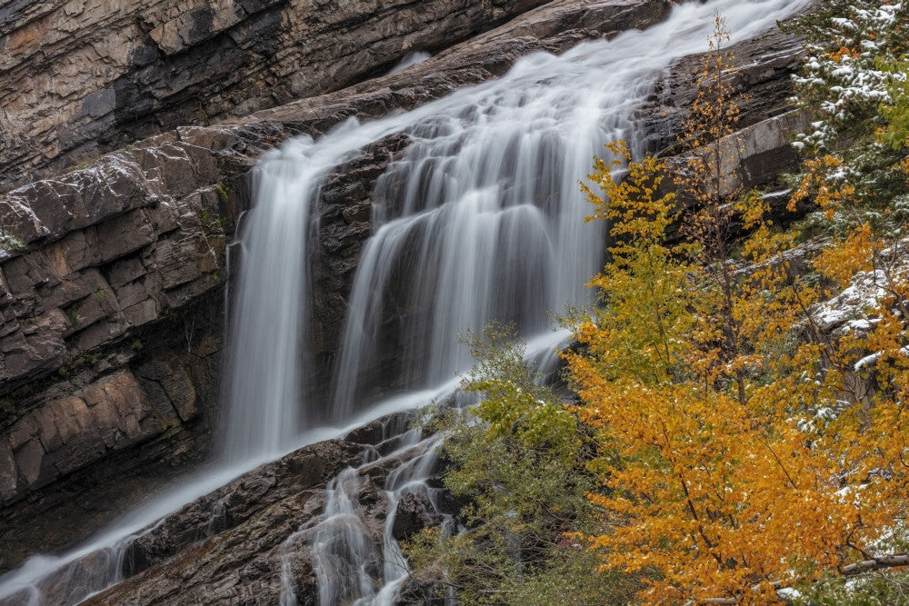 Cameron Falls Autumn Fine Art Print by Chuck Haney