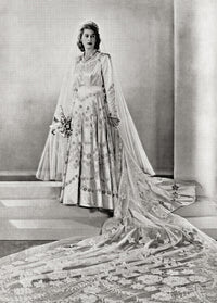 Princess Elizabeth Wedding Day Fine Art Print by Ken Welsh