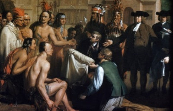 Penn's Treaty with the Indians by Benjamin West - Fine Art Print