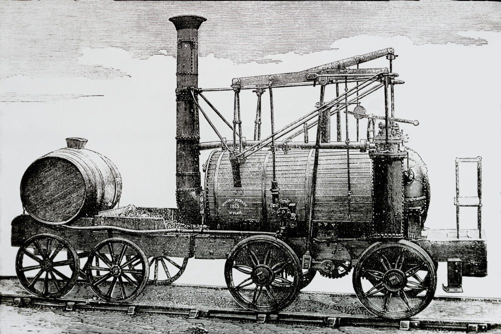 William Medley's Puffing Billy Locomotive Fine Art Print by John Short