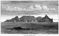 Pitcairn Island Bounty Bay Wood Engraving Fine Art Print