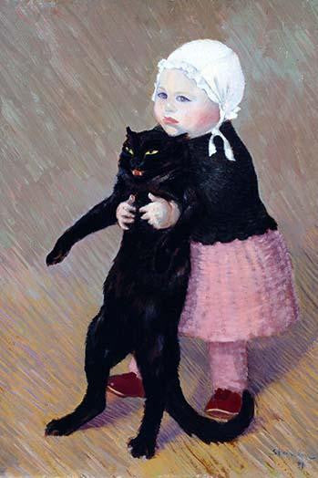 A Very Upset Cat Fine Art Print by Theophile Steinlen