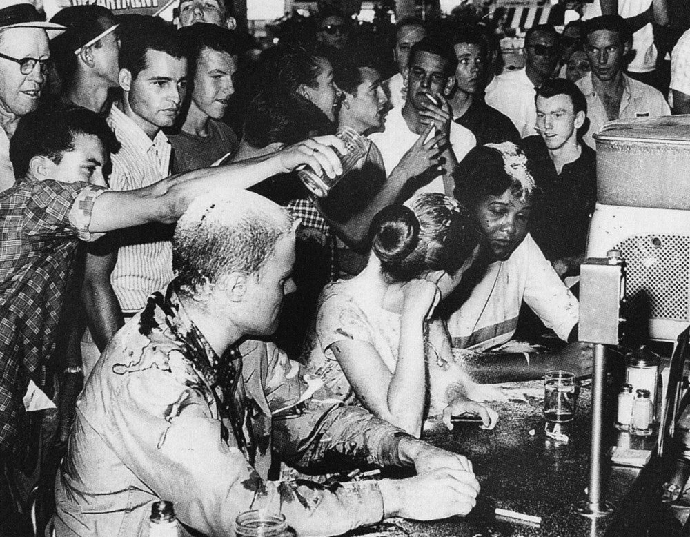 Lunch Counter Sit-In Poster Print, 1963 - Granger Collection