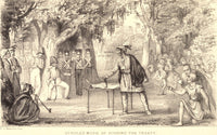 Osceola Signing Treaty Historical Poster Print