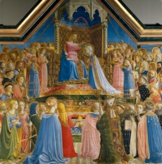 The Coronation of the Virgin Fine Art Print by Fra Angelico