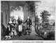 Marquis De Lafayette Departing from George Washington's Home - Lithograph Print