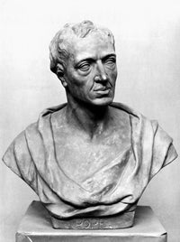 Alexander Pope Plaster Bust Fine Art Print by Louis François Roubiliac