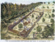 Fort Boonesborough, 1778: Drawing Poster Print by Granger Collection