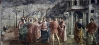 Tribute Money Fine Art Print by Masaccio - Cappella Brancacci