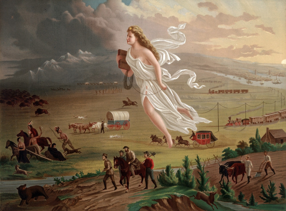 Manifest Destiny, 1873 Fine Art Print by Science Source