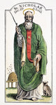 Saint Nicholas Wood Engraving Print - 19th Century by Granger Collection