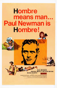 Hombre U Movie Poster Fine Art Print - Paul Newman 1967