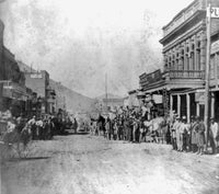 Virginia City, Nevada Stagecoach Photograph - 1866 Fine Art Print by Granger Collection