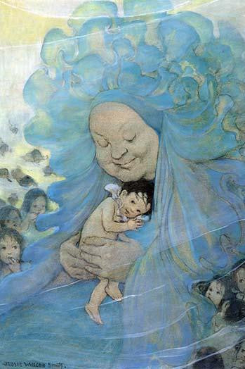 The Waterbabies Fine Art Print by Jessie Willcox Smith