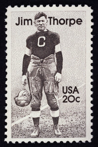 Jim Thorpe U.S. Postage Stamp Fine Art Print - 1984