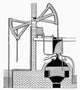 Schematic Diagram of Thomas Newcomen's Steam Engine (1712) Poster Print by Granger Collection