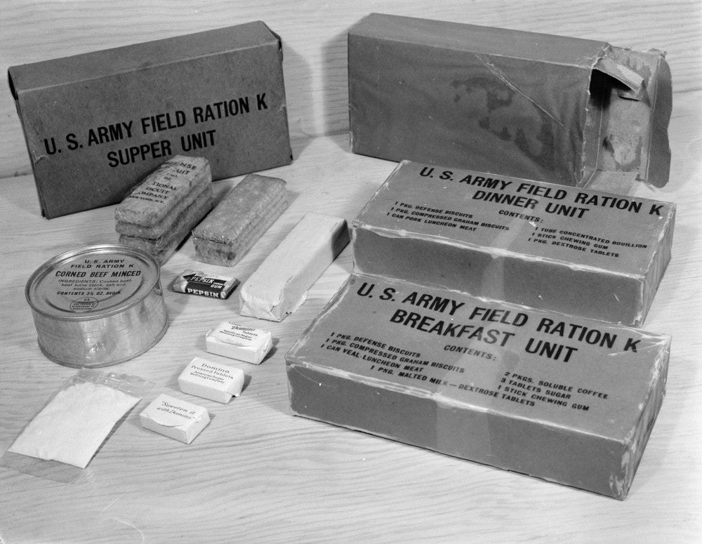 K Rations 1943 Emergency Field Ration Photograph by Howard Hollem