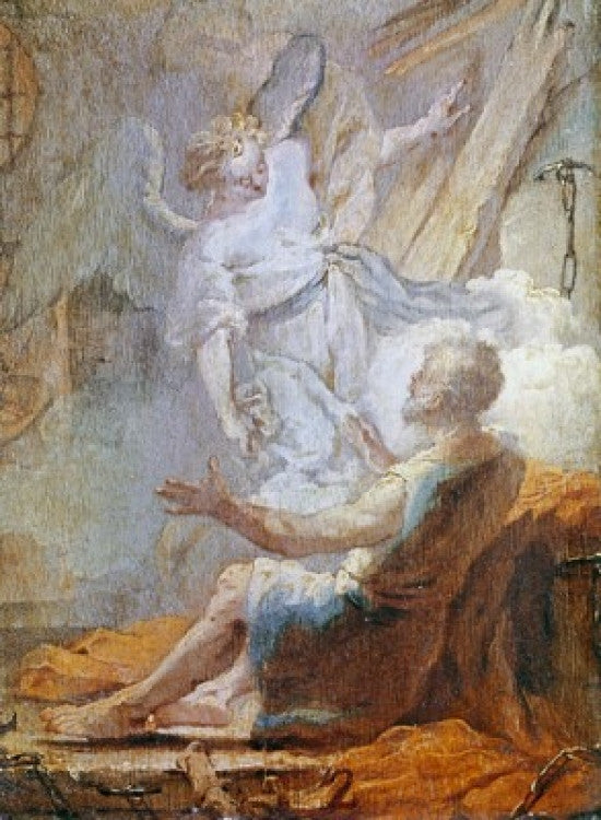 Liberation of Saint Peter Fine Art Print by Giovanni Battista Tiepolo
