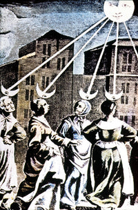 Mental Illness - The Moon's Influence on Women's Minds - 17th Century Engraving Poster Print