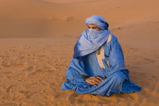 Veiled Tuareg Man in Erg Chebbi, Morocco Photo Print by Panoramic Images