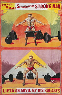 Sideshow Poster Print featuring Rasmus Nielsen - 1945 Art