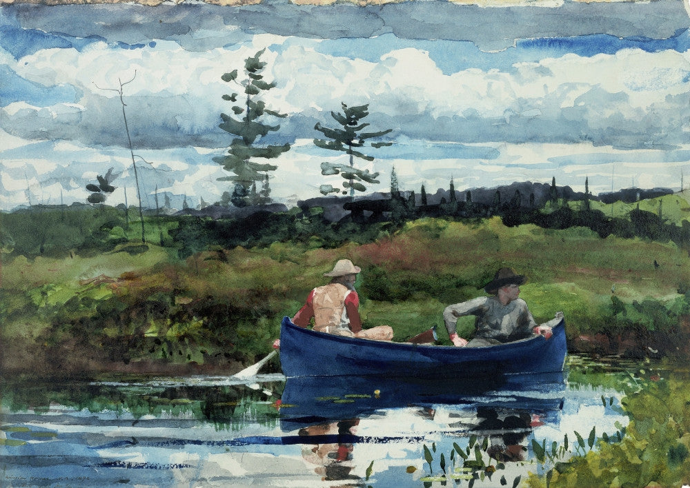 The Blue Boat Fine Art Print by Winslow Homer (1892)