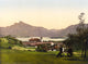 Austria: Mondsee & Schafberg C1895 Photochrome Print by Granger Collection