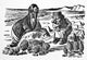 The Walrus, The Carpenter, and The Oysters Fine Art Print by Sir John Tenniel