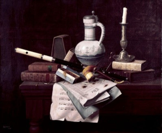 Emblems of Peace Fine Art Print by William Michael Harnett