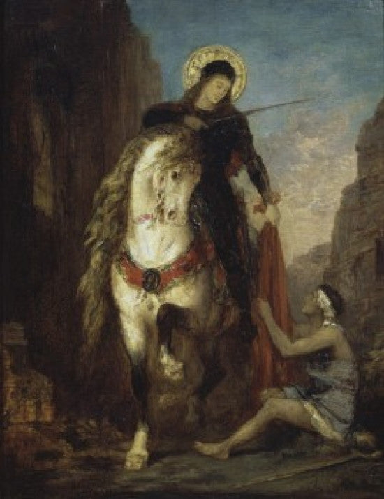 St. Martin Fine Art Print by Gustave Moreau | Posterazzi