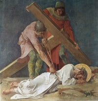 Jesus Falls the Third Time Fine Art Print by Martin Feuerstein