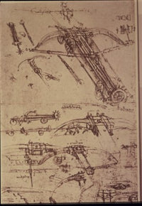 Crossbows & Catapults Leonardo da Vinci Drawing Fine Art Print