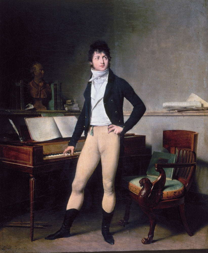 Francois Adrien Boieldieu Fine Art Print by Louis-Léopold Boilly