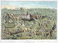 Jerusalem: Solomon's Temple Lithograph Art Print by Granger Collection