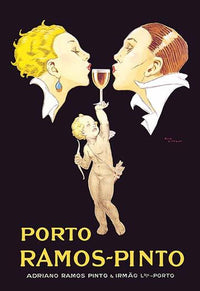 Romantic Cupid and Couple Fine Art Print by Rene Vincent