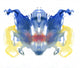 Rorschach Type Inkblot Fine Art Print by Spencer Sutton