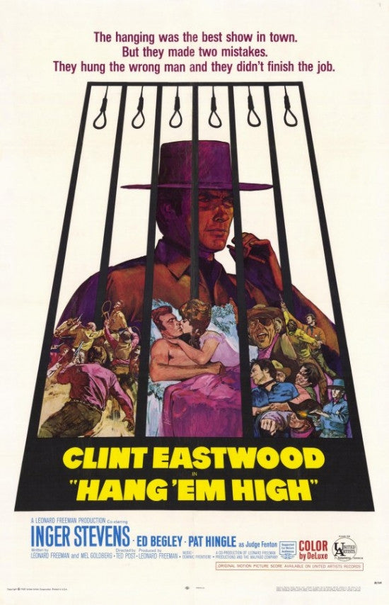 Hang 'Em High Movie Poster - 11 x 17 Print