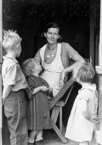 Oklahoma Squatters Fine Art Print by Dorothea Lange - 1935